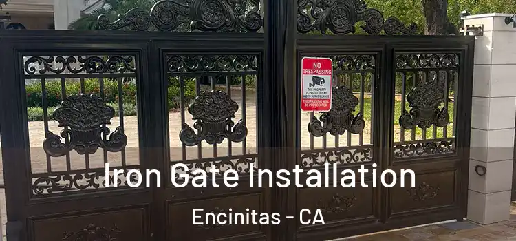 Iron Gate Installation Encinitas - CA